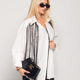 Camisa Ti.Amo Franjas Strass