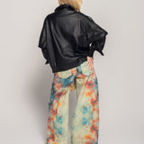 Calça Ti.Amo De Ganga Wide Leg Tie Dye