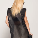 Colete Ti.Amo Faixa Guipura & Transparente