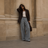 Calça Ti.Amo Com Efeito Na Ganga & Strass