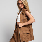 Colete Ti.Amo Luxury Com Vários Bolsos