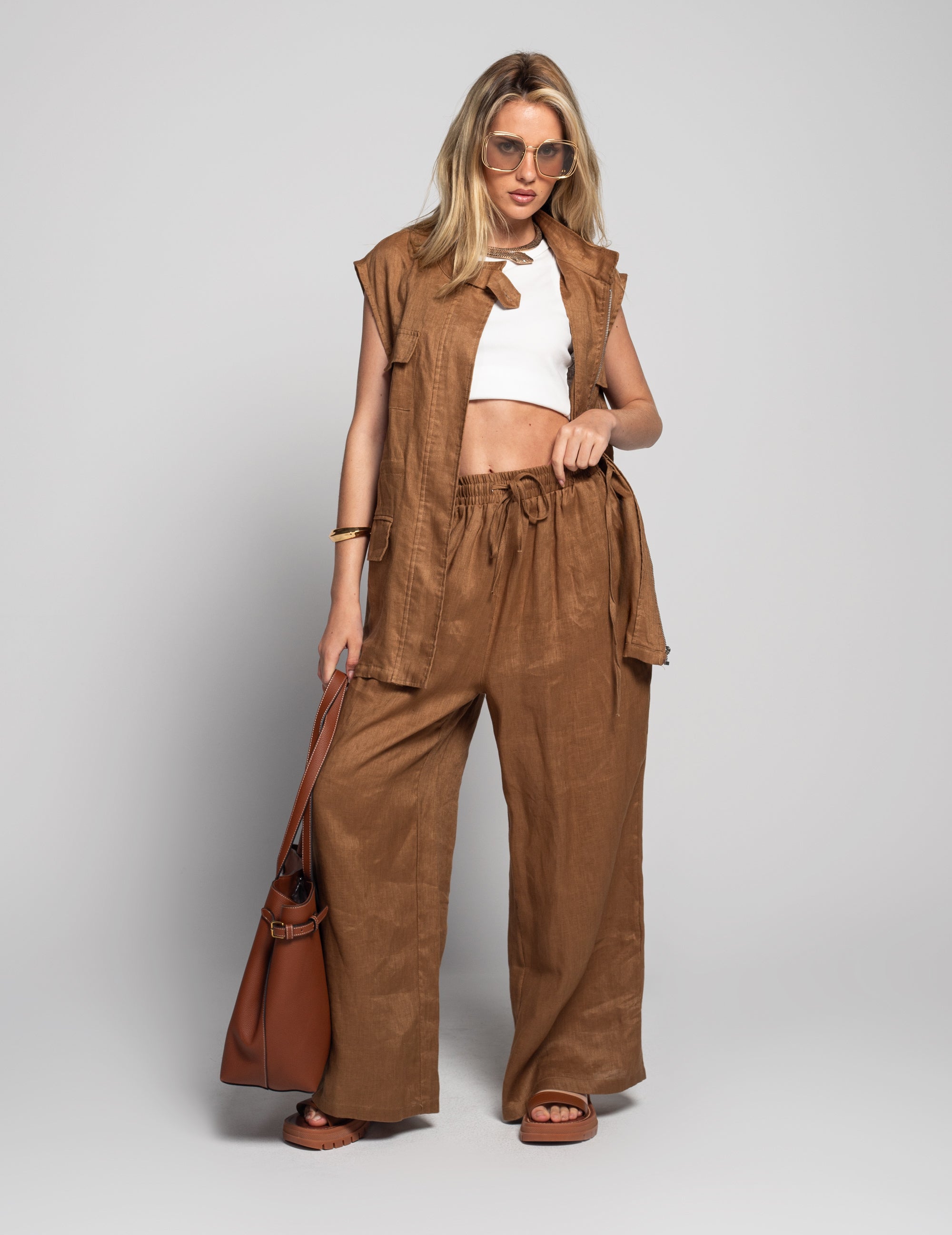 Calça Ti.Amo Luxury De Linho