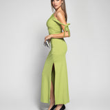 Vestido Longo Off Shoulder