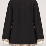 Blazer Ti.amo Efeito Camisa Tartan