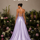 Vestido Glamour Abertura Lateral Atilhos