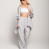 Calça Pantalona Ti.Amo Riscas