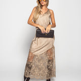Vestido Longo Em Viscose