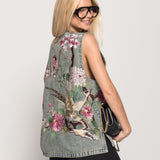 Colete Ti.Amo de Ganga Bordado Ilustrativo