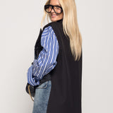 Colete Ti.Amo De Ganga Mistura De Tecidos