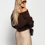 Camisola Ti.Amo De Lã Com Entrelaçe