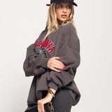 Sweat Ti.Amo De Felpa College Style California