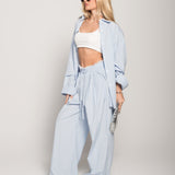 Calça Pantalona Ti.Amo Riscas