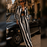 Twinset Ti.Amo Acetinado Riscas Verticais