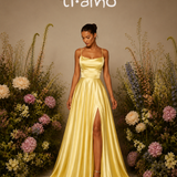 Vestido Glamour Abertura Lateral Atilhos