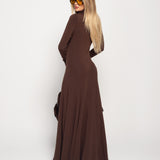 Vestido Ti.Amo Longo De Malha Evasê