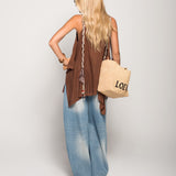 Calça Ti.Amo De Ganga Wide Leg & Efeito Envelope