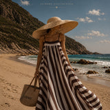 Vestido Ti.Amo Oversize Riscas Verticais VS Horizontais
