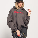 Sweat Ti.Amo De Felpa "Bonjour"