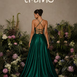 Vestido Glamour Abertura Lateral Atilhos