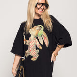 T-Shirt Ti.Amo Oversize Estampado "Time To Sleep"