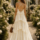 Vestido Ti.Amo Com Folhos Guipura