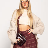 Casaco Ti.Amo De Malha Mistura De lã  Apontamento Nervuras Efeito Velu