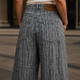 Calça Ti.Amo Com Efeito Na Ganga & Strass