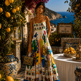 Vestido Ti.Amo Ilustrações Estampadas