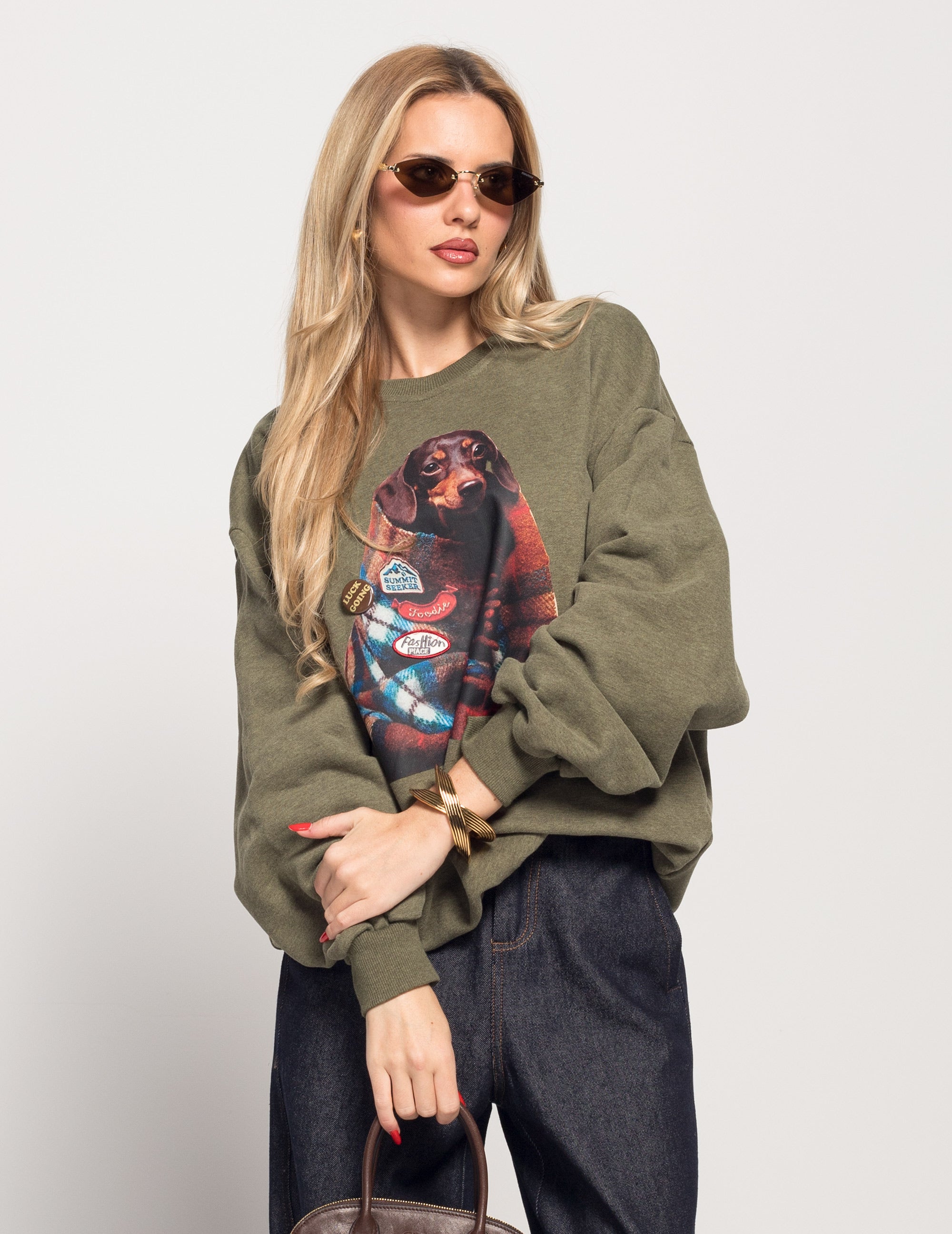 Sweat Ti.Amo De Felpa "Warm Dog "