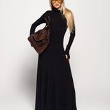 Vestido Ti.Amo Longo De Malha Evasê