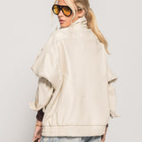 Biker Ti.Amo De Pele Sintética