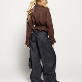 Calça Ti.Amo De Ganga Wide Leg