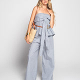 Twinset Ti.Amo Quadriculado Bicolor Top + Calça