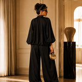 Twinset Ti.Amo Acetinado Bomber + Calça