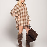 Camisa Ti.Amo Tartan Com Xadrez