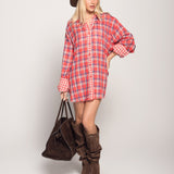 Camisa Ti.Amo Tartan Com Xadrez