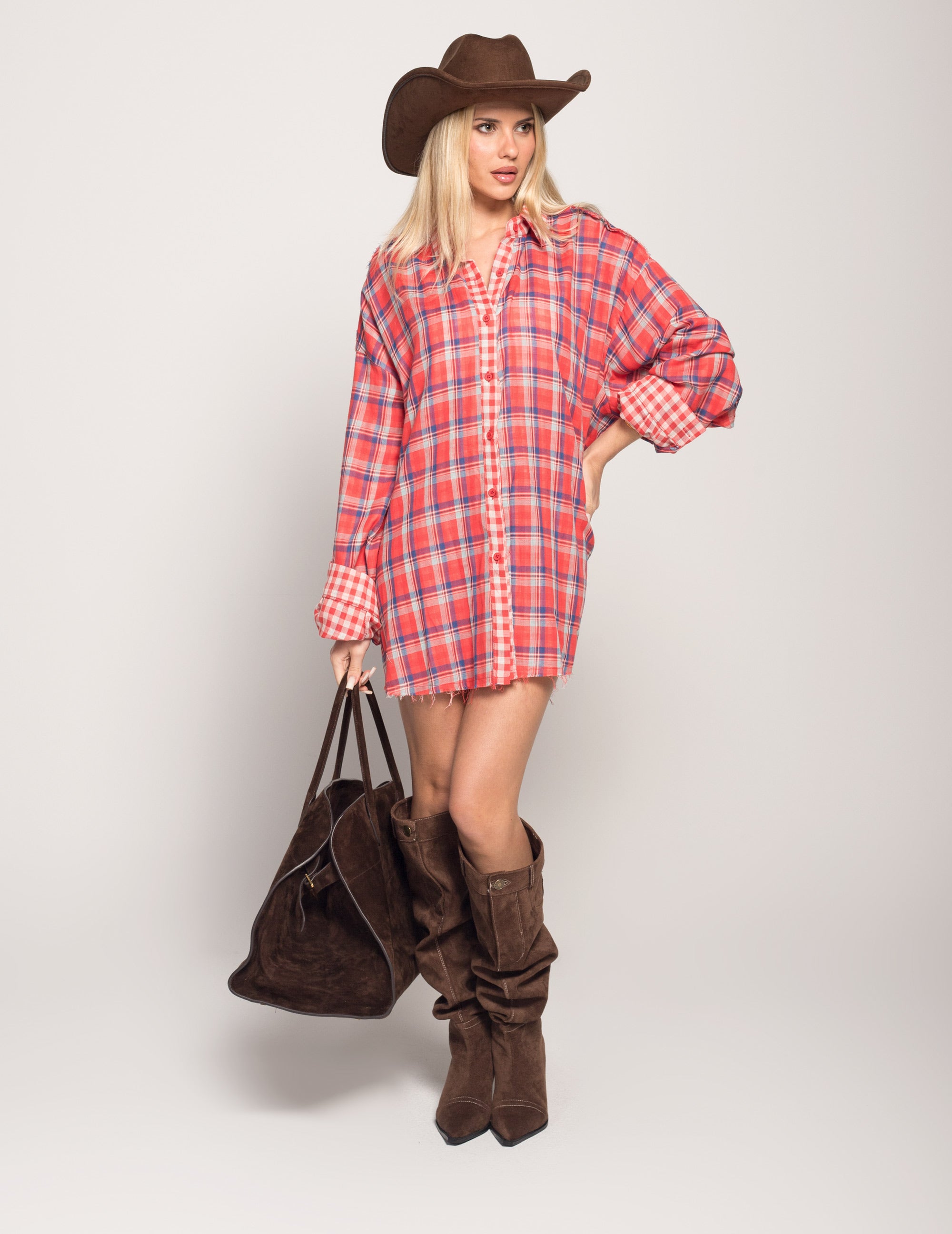 Camisa Ti.Amo Tartan Com Xadrez