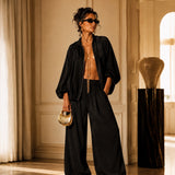 Twinset Ti.Amo Acetinado Bomber + Calça