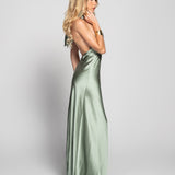 Glamour Long Halter Dress