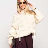 Camisola Ti.Amo Perfurado Laços