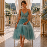 Vestido Tule Guipura Glitter