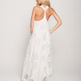 Vestido Ti.Amo Jacquard Transparente