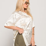 T-Shirt Ti.Amo Jacquard & Bordado