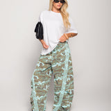 Calça De Felpa Camo Print