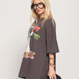T-Shirt Ti.Amo Oversize Estampado Motivos S.Valentim