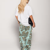 Calça De Felpa Camo Print