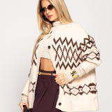 Casaco Ti.Amo De Malha Losângulos Natalícios