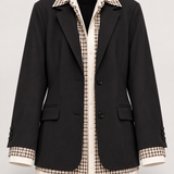 Blazer Ti.amo Efeito Camisa Tartan