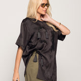 T-Shirt Ti.Amo Jacquard Com Bordados