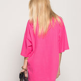 T-Shirt Ti.Amo Oversize Estampado Motivos S.Valentim